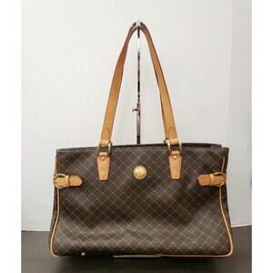 RIONI MODA ITALIA XL BUCKLED SATCHEL TOTE BAG